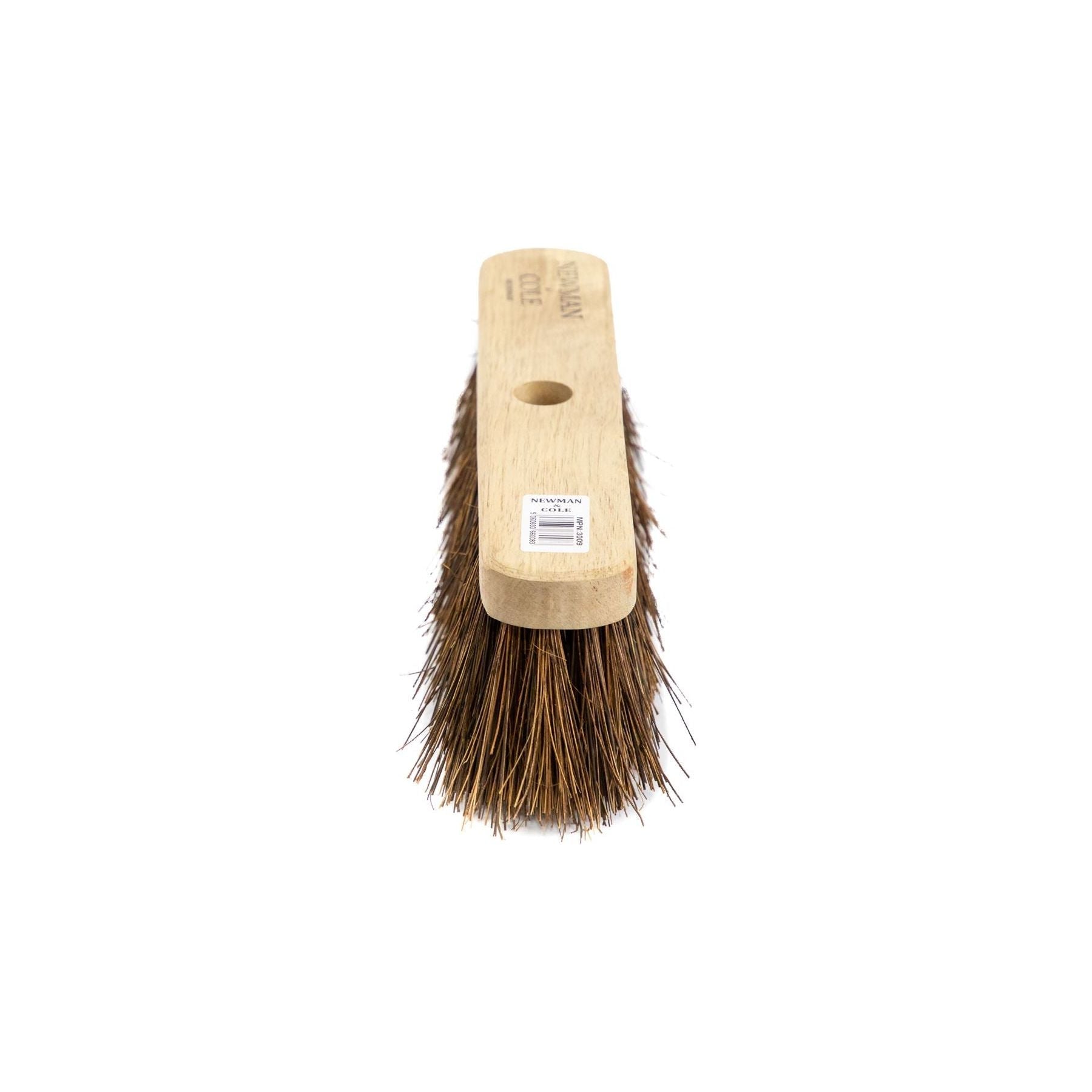 Newman and Cole 12" Stiff Natural Bassine Outdoor Broom Head