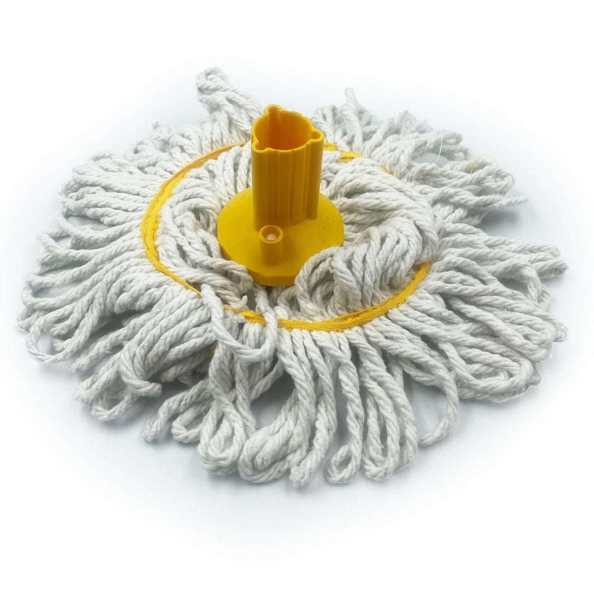 Yellow 350mm Looped Cotton Mop Head | Colour Coded