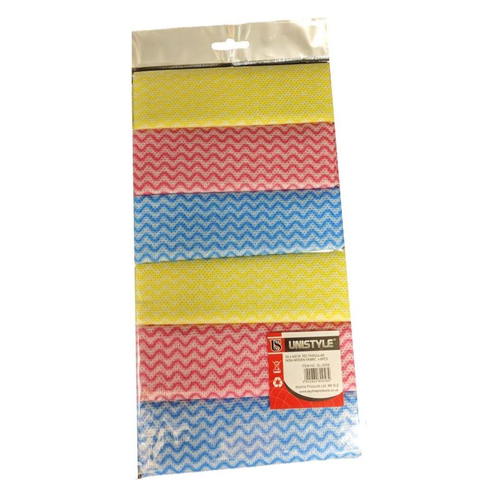Large Multipurpose Cleaning Cloths Pack of 6 | Absorbent