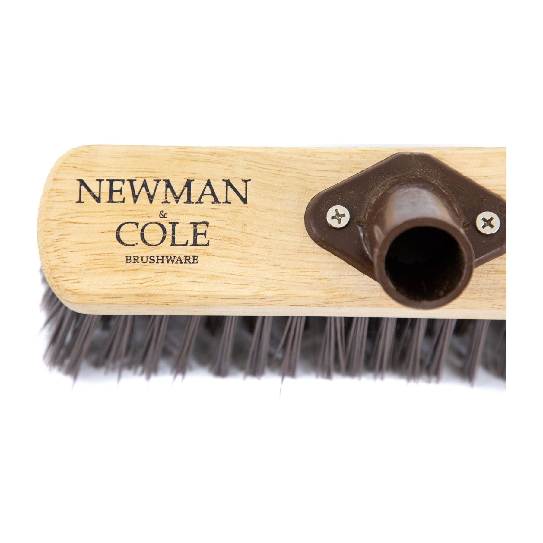 Newman and Cole 10" Stiff PVC Broom Head with Plastic Socket