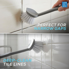 Round Dish Brushes Pack of 7 | Washing Up Brushes with Scraper