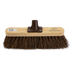 Newman and Cole 12" Natural Bassine Broom Head with Plastic Socket