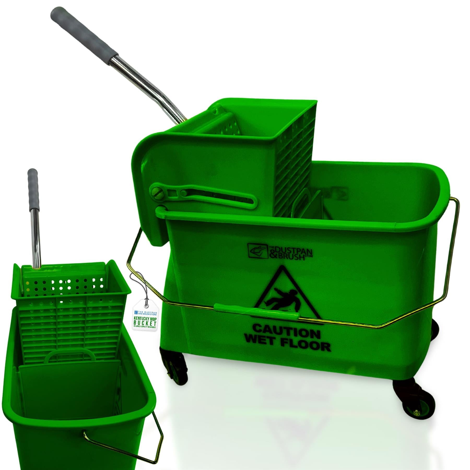 Kentucky Mop Bucket with Wringer & Wheels | 4 Colours