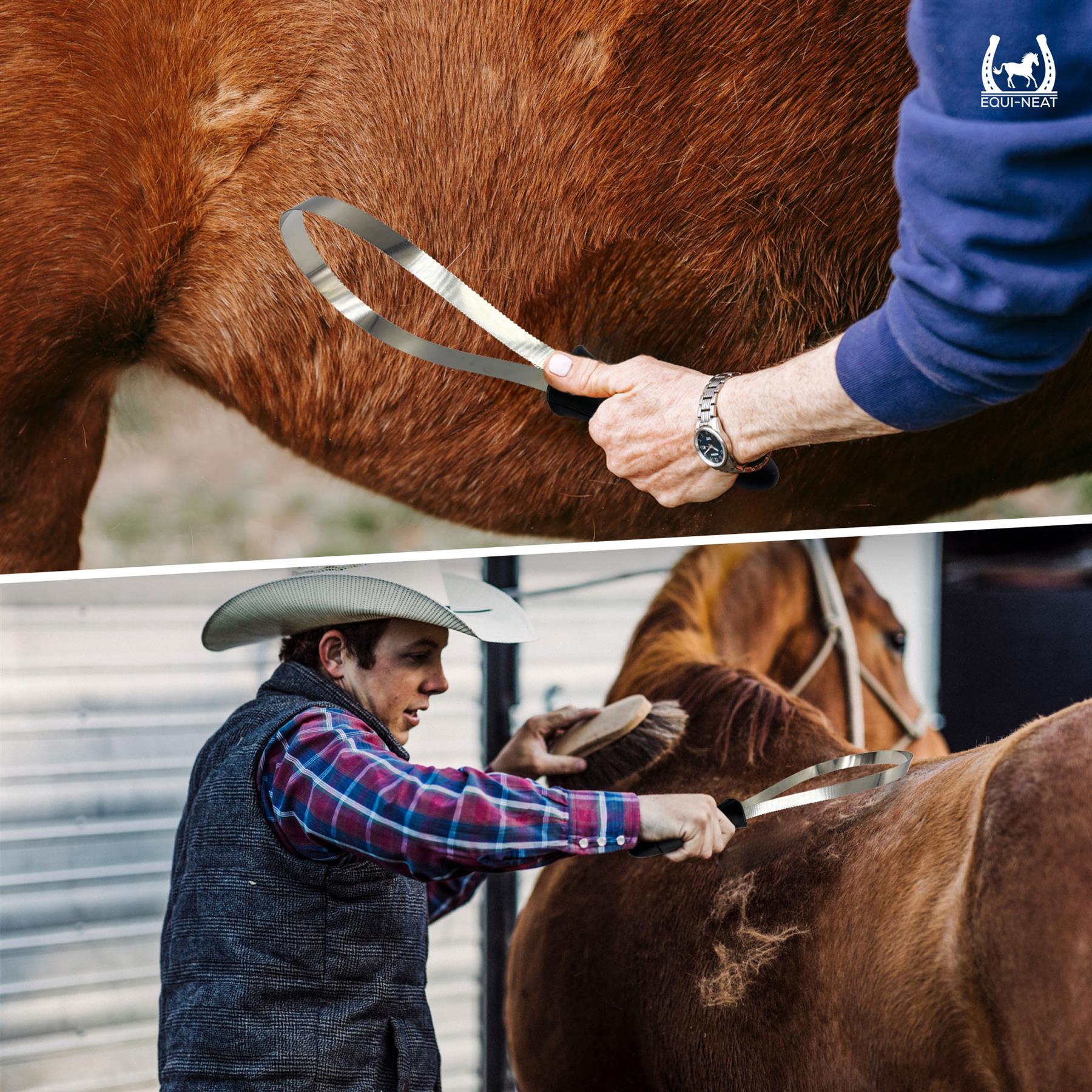 Equi-Neat Metal Shedder - Hair Scraping Blade