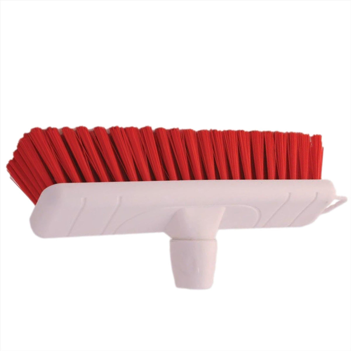 Red 12" Soft Colour Coded Food Hygiene Broom Head
