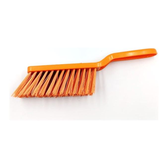 Replacement Hand Brush – Stiff PVC Bristles Orange Sweep Brush