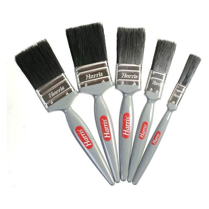 Harris 5 Piece Gloss Paint Brush Set for Oil-Based Paint
