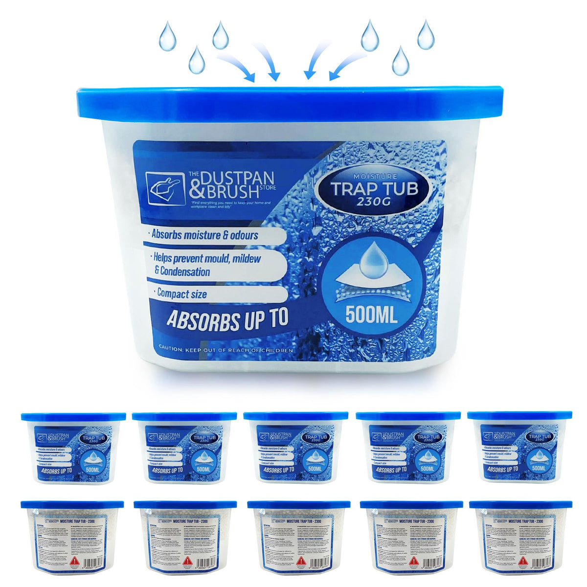 Moisture Trap Tubs 230g – Pack of 10