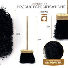 Fireside Companion Hearth Brush and Handle