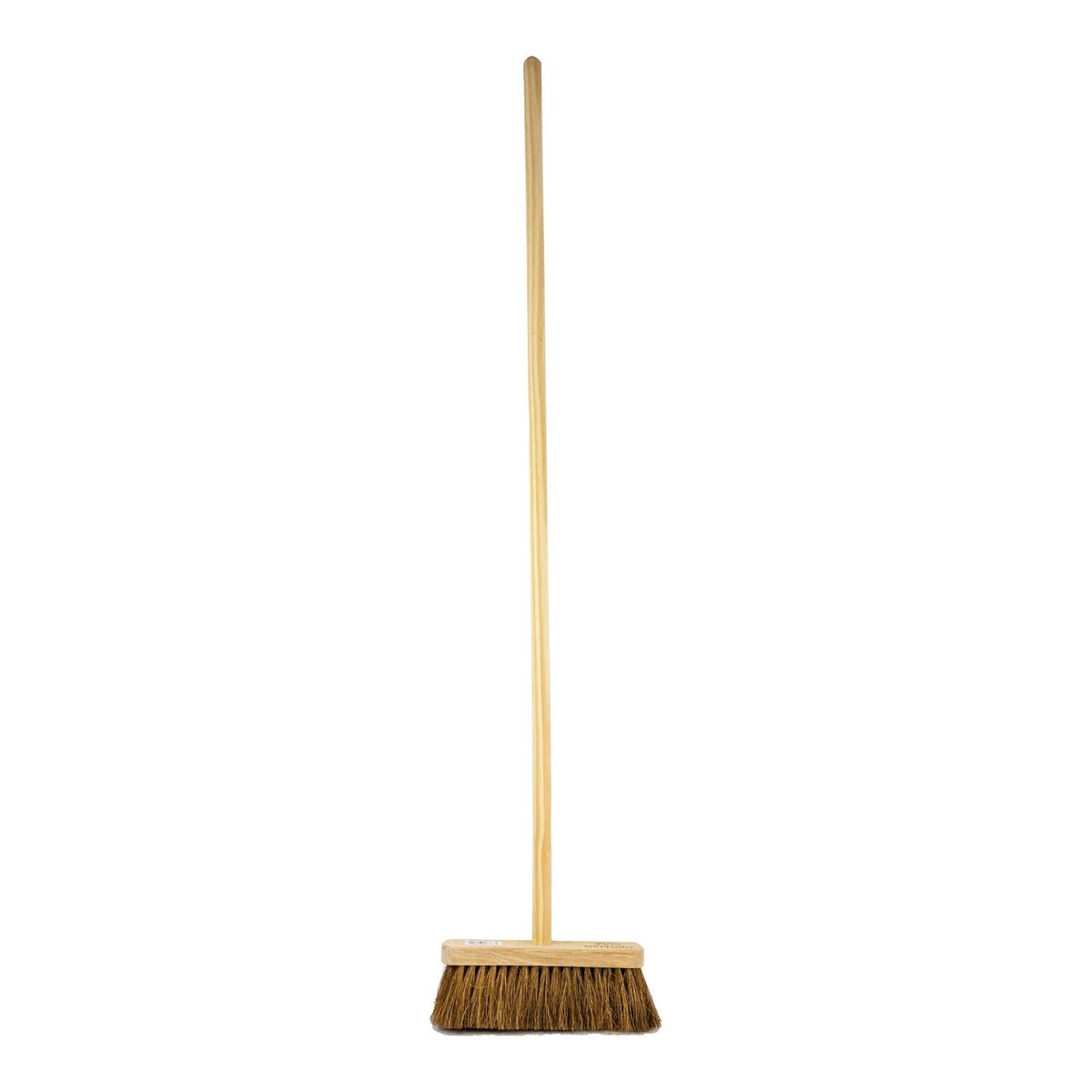 10" Newman & Cole Soft Coco Broom with Wooden Handle