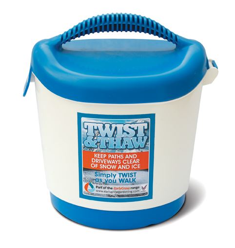 Hand Held Rock Salt & Grit Spreader Shaker for Paths & Driveways