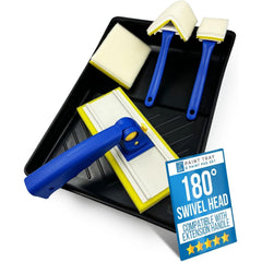 Paint Pad Set with Tray for Walls, Ceilings & Edging