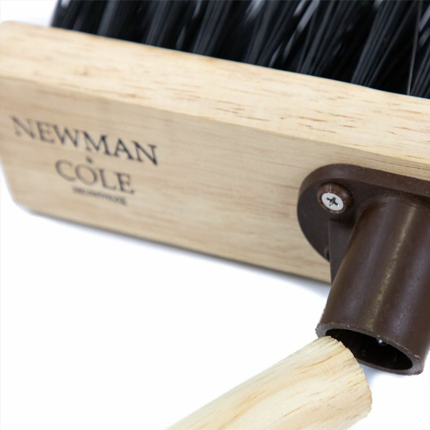 Newman and Cole 13 Inch PVC Flat Broom Head with Plastic Socket