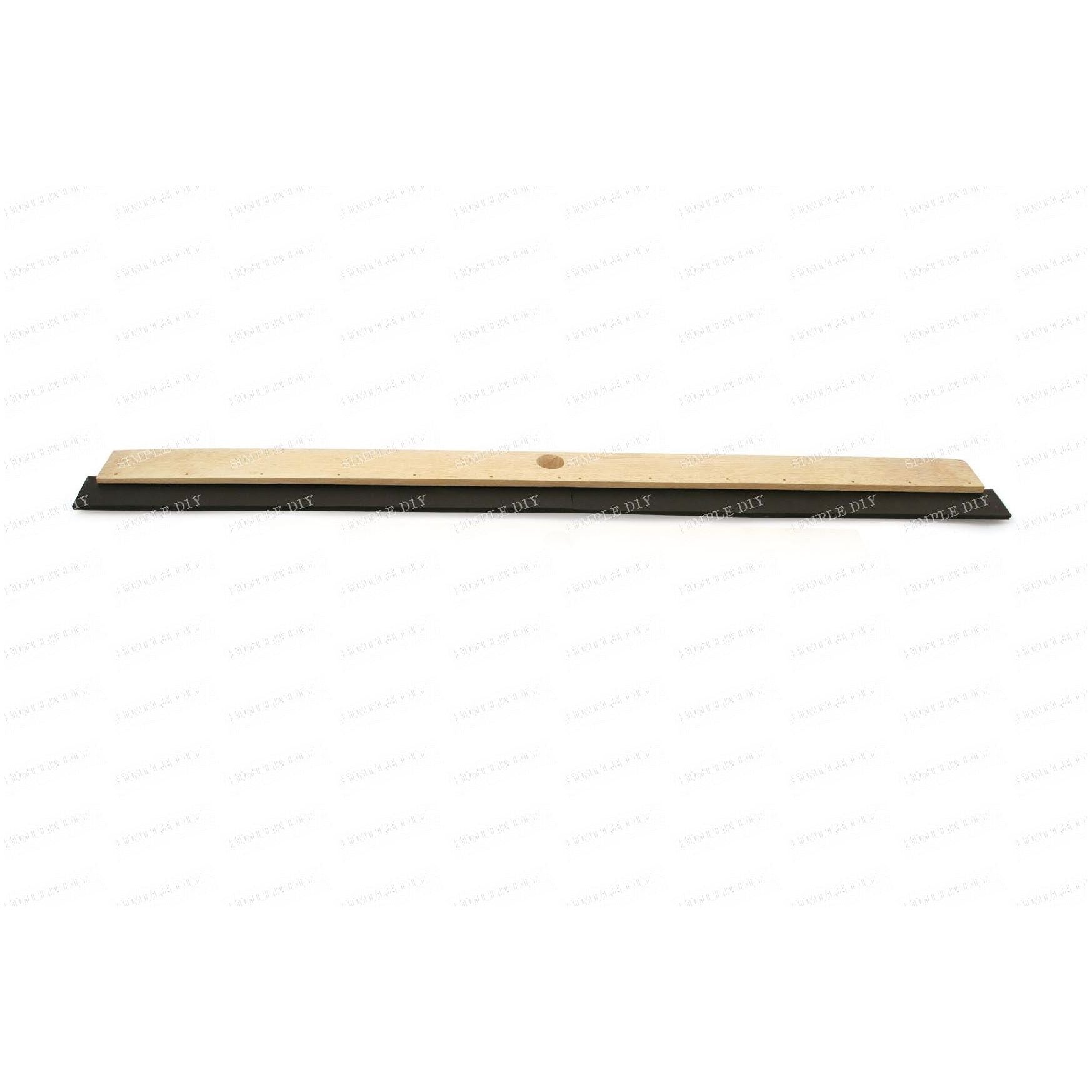 36" Wooden Rubber Floor Squeegee - HEAD ONLY