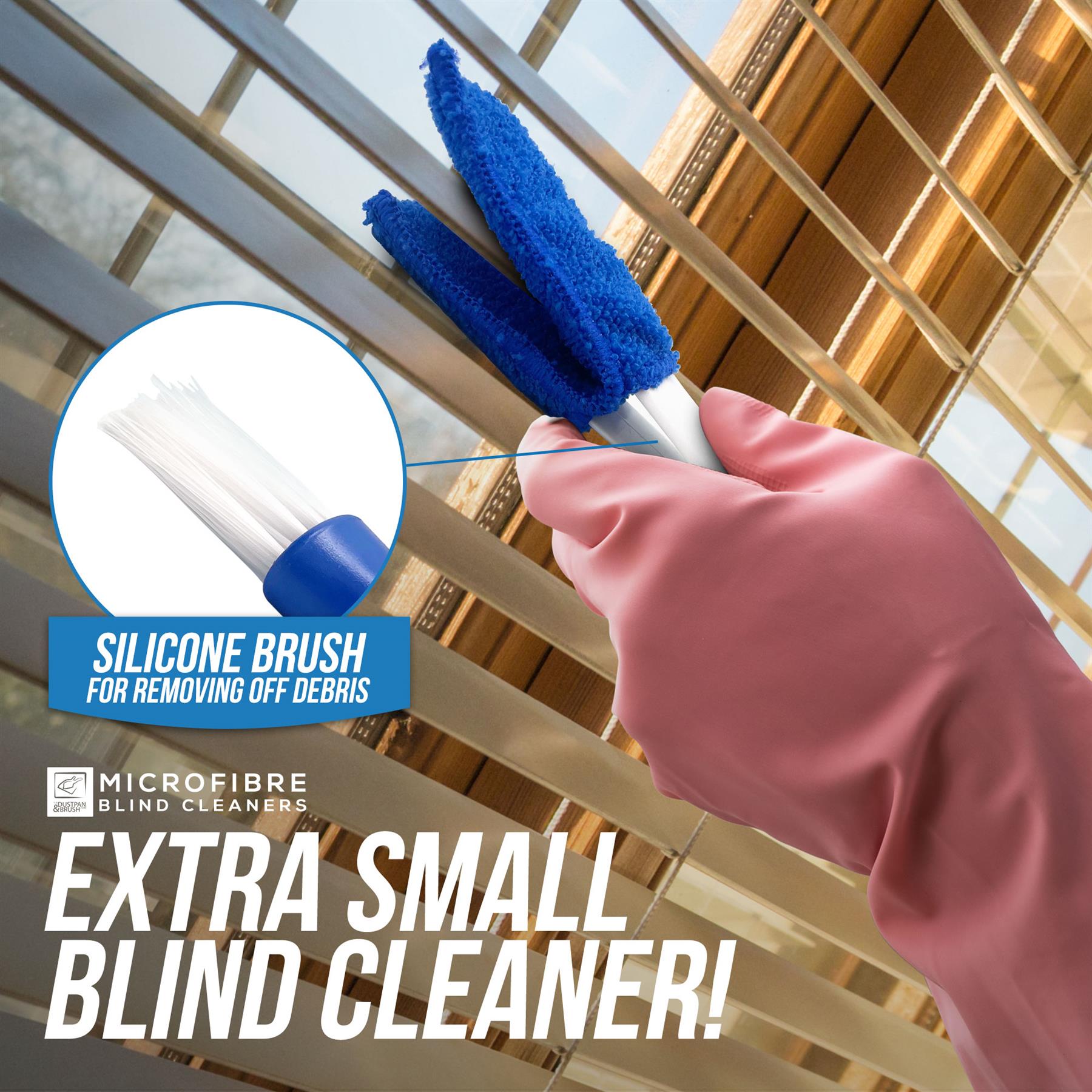 Microfibre Blind Cleaner Set with Brush