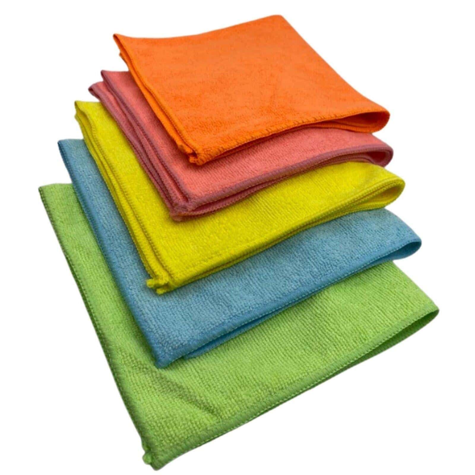 Pack of 20 Microfibre Cleaning Cloths (40x40cm)