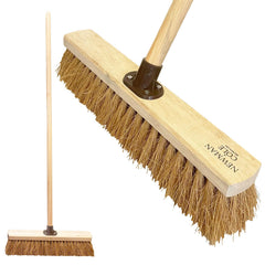 18" Newman & Cole Soft Coco Broom | Outdoor Decking Brush
