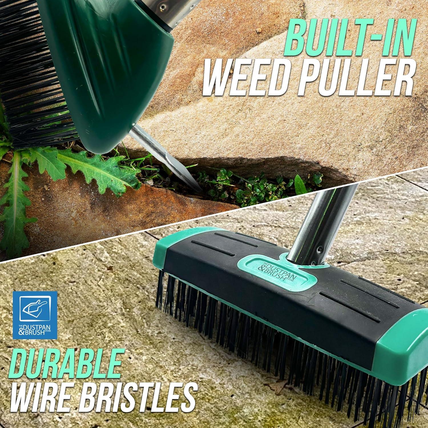 Driveway & Patio Cleaning Brush Kit – Wire Weed & Moss Remover