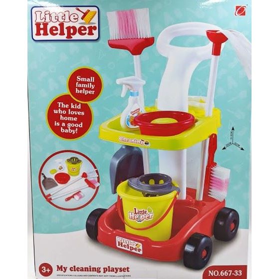 Childs Play Cleaning Trolley  Set