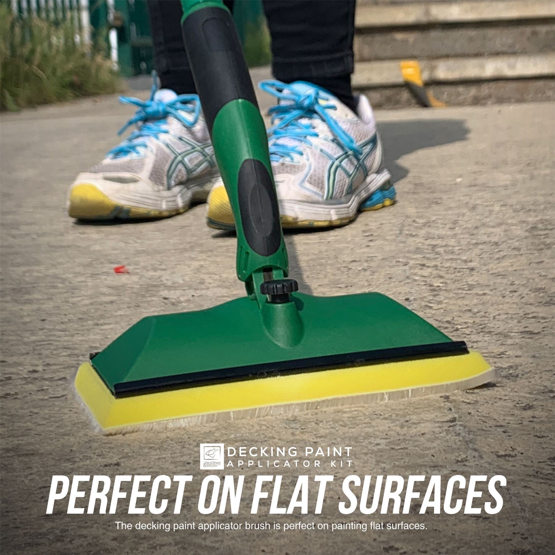 Complete Decking Paint Applicator Kit with Tray & Handle