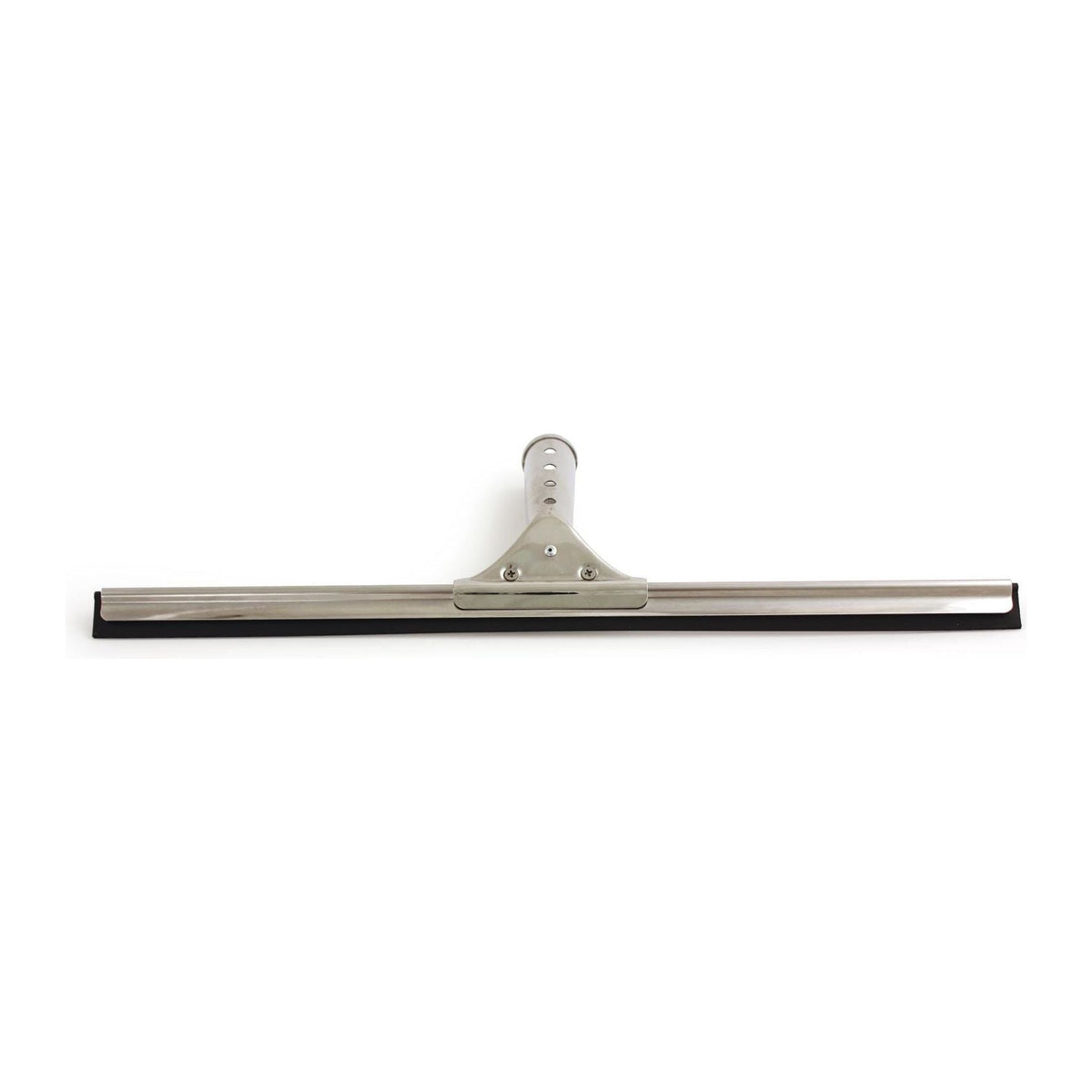 18" Stainless Steel Window Squeegee with Rubber Blade