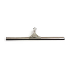 18" Stainless Steel Window Squeegee with Rubber Blade