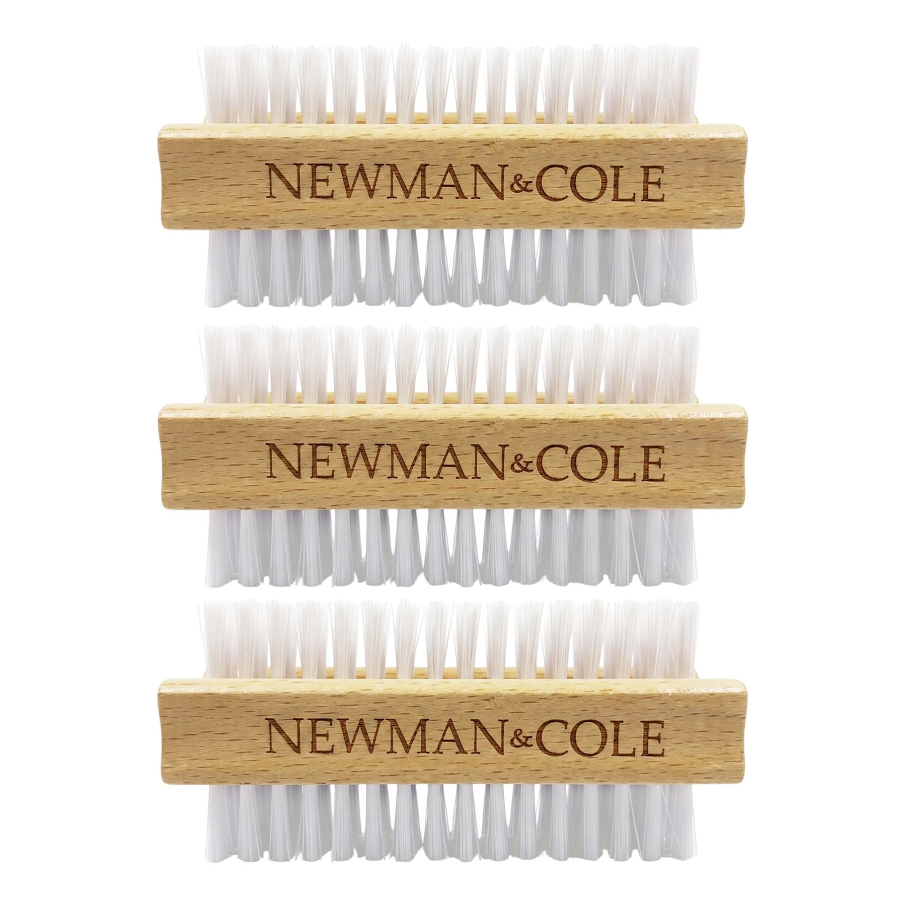 Newman and Cole Wooden Nail Brush - Pack of 3