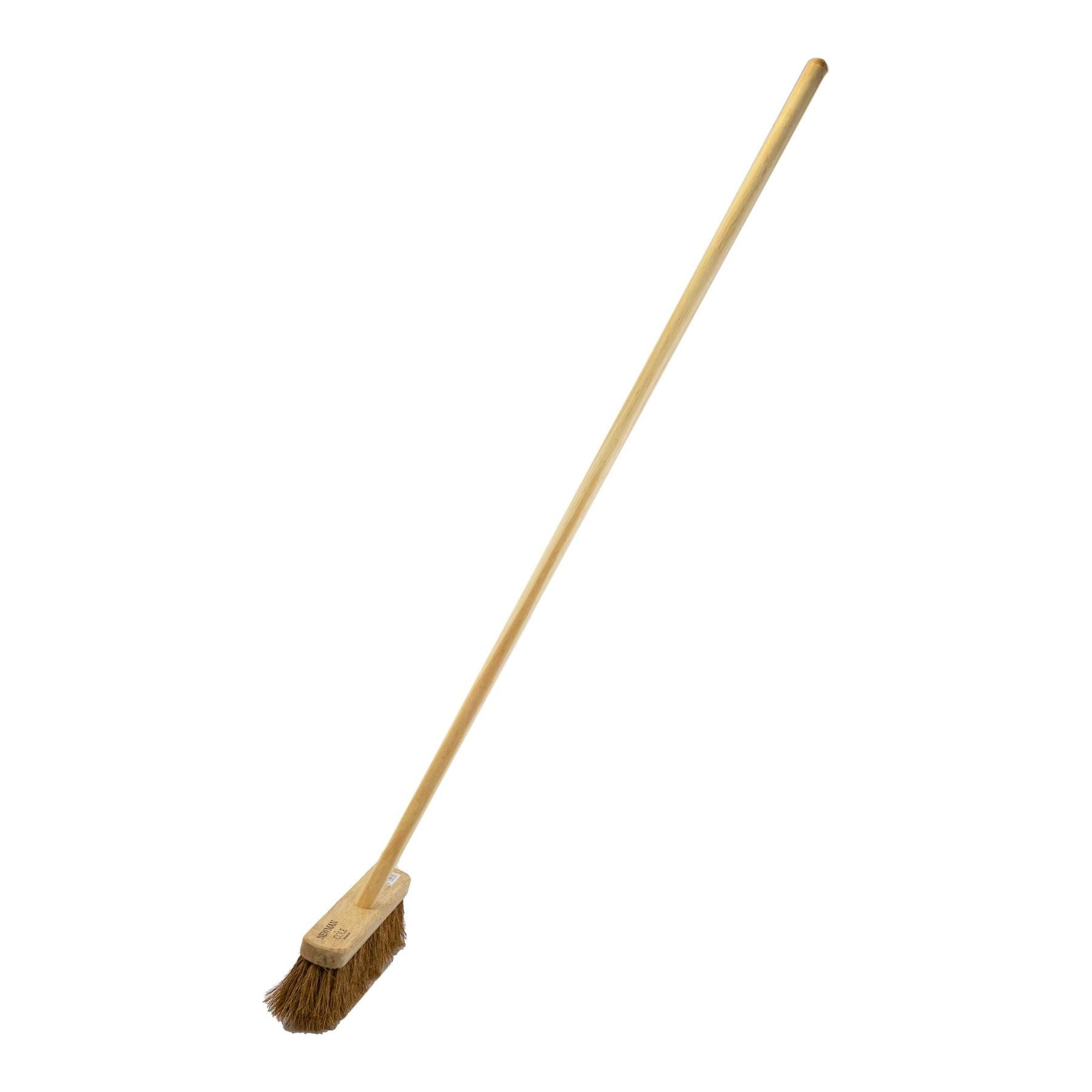 10" Newman & Cole Soft Coco Broom with Wooden Handle