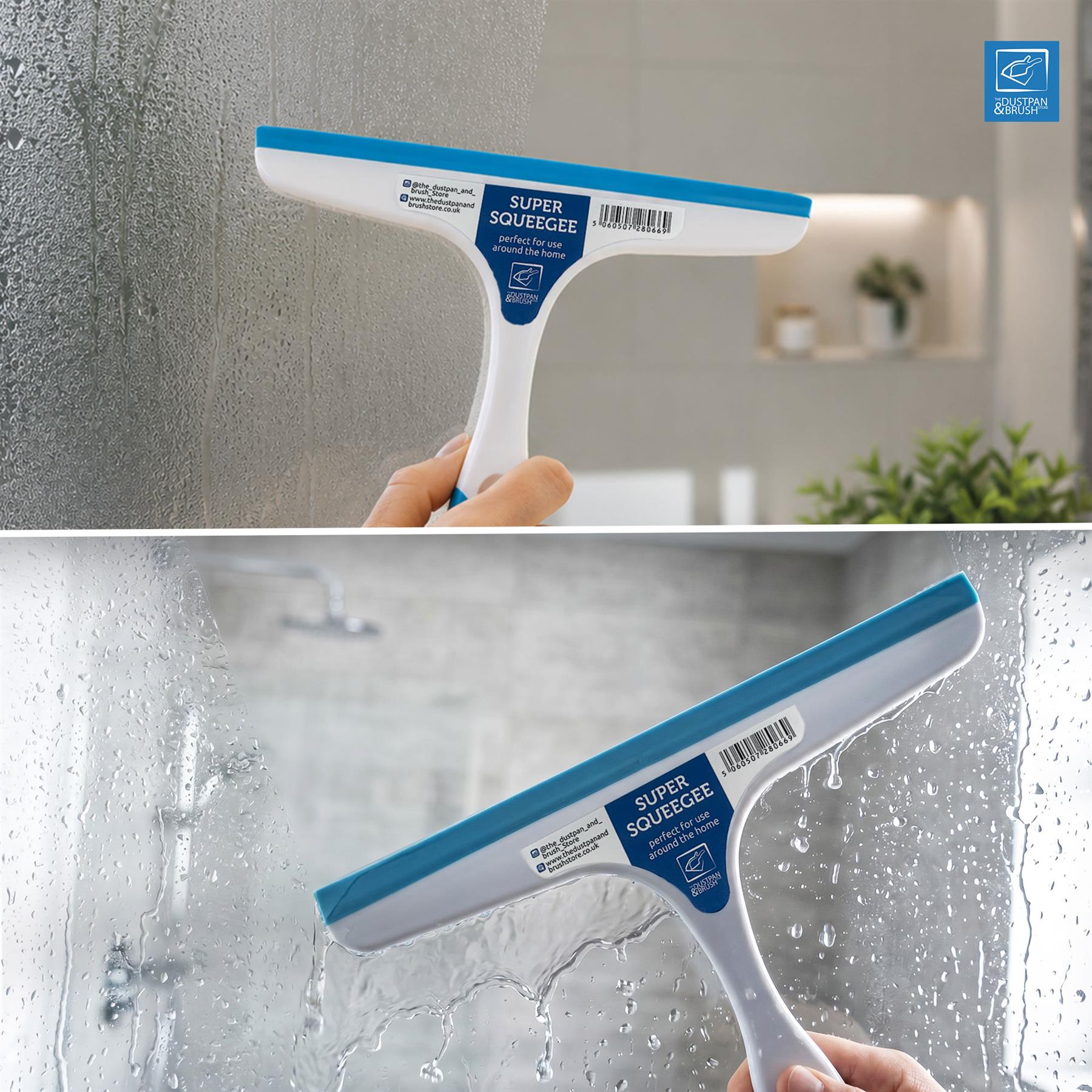 Window Squeegee Shower Screen Glass Cleaning Wiper Blade