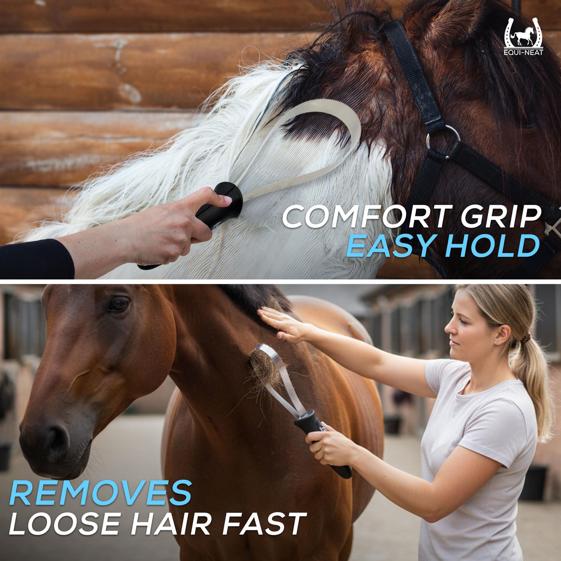 Equi-Neat Metal Shedder - Hair Scraping Blade