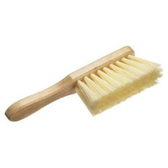 Soft PVC Hand Brush | Varnished Banister Brush with Cream Bristles