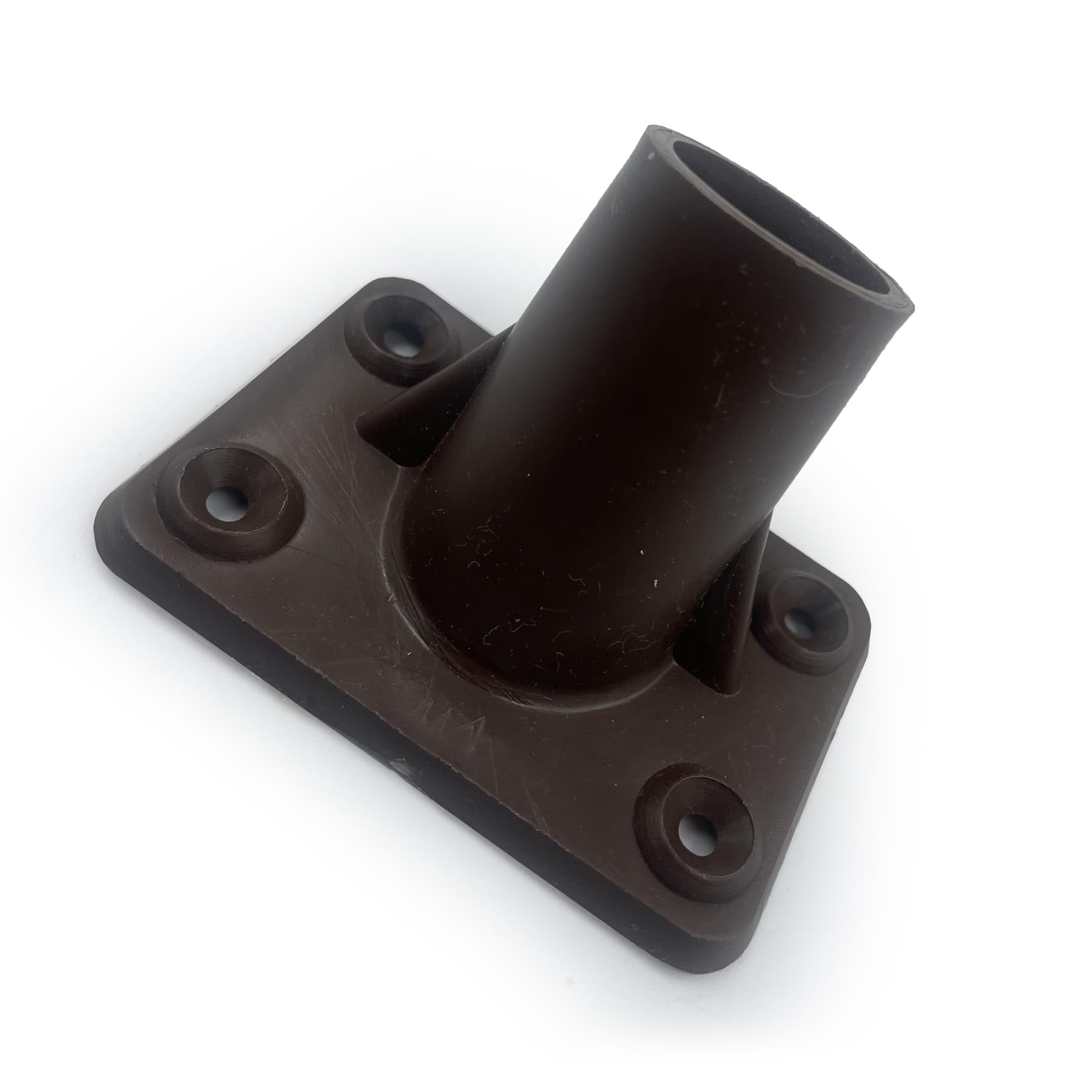 Plastic Broom Handle Bracket 15/16" (23–24mm) – 4 Hole Socket