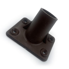 Plastic Broom Handle Bracket 15/16" (23–24mm) – 4 Hole Socket
