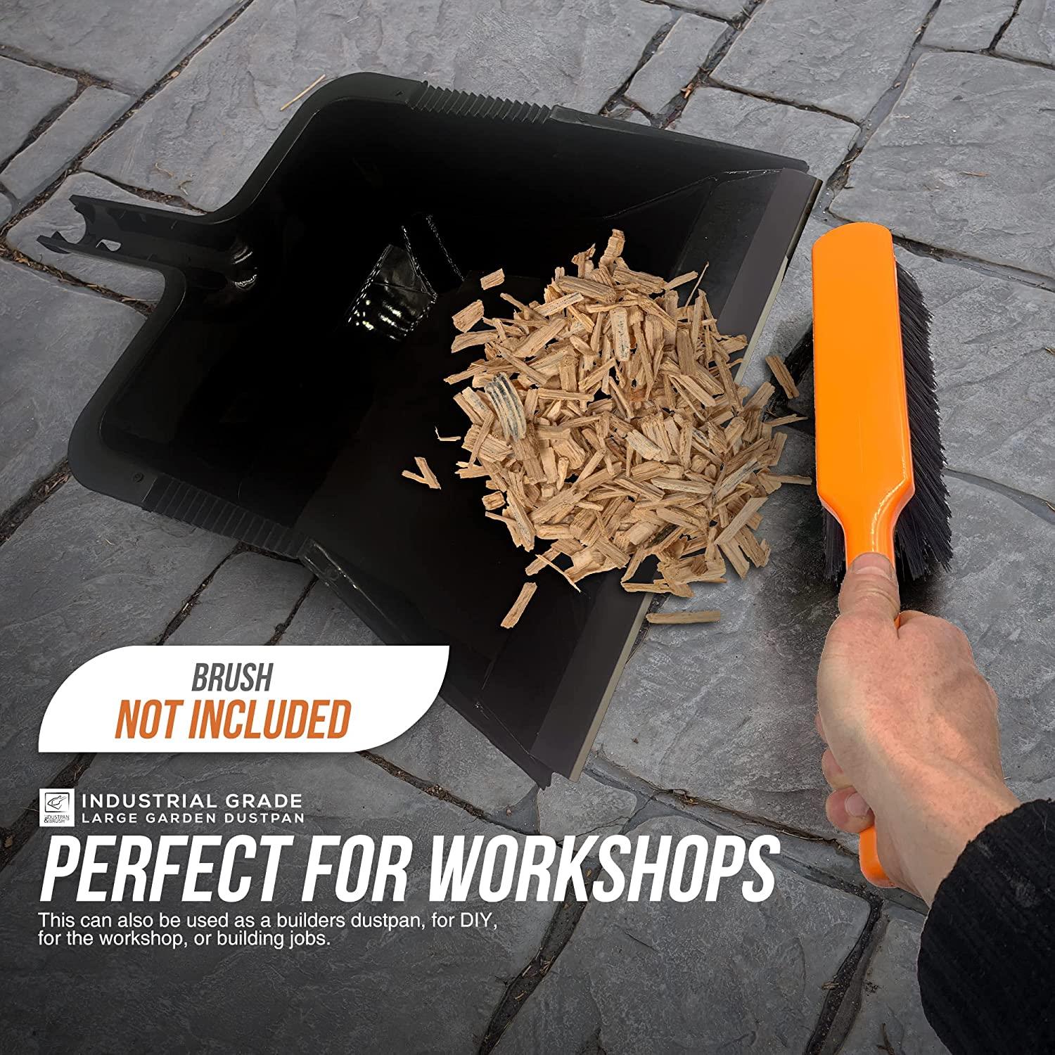 Newman and Cole Large Black Garden Dustpan