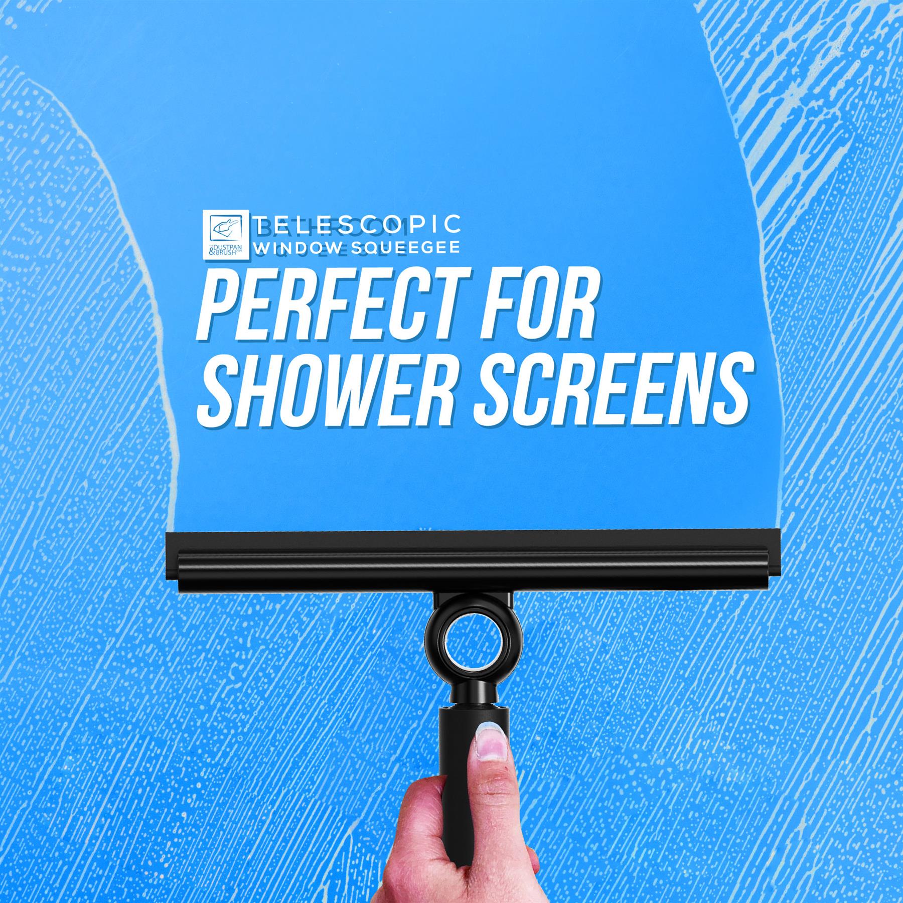 Squeegee with Telescopic Handle and Rotatable Head
