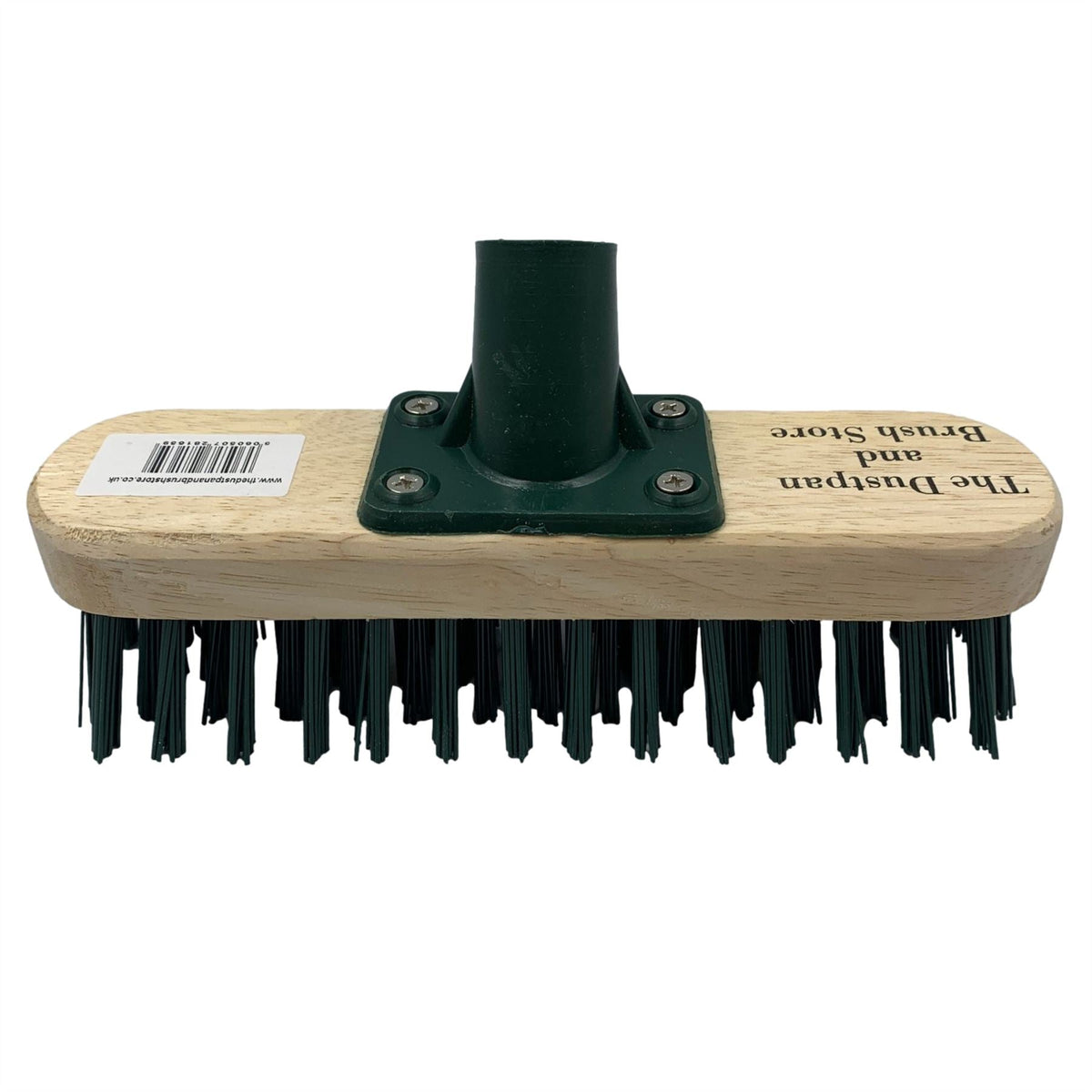 9" Stiff PVC Deck Scrub Brush Head Only