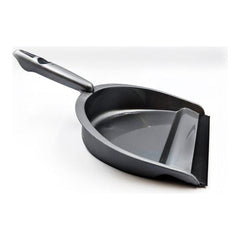 Plastic Dustpan Only with Rubber Lip | Value Silver Dustpan