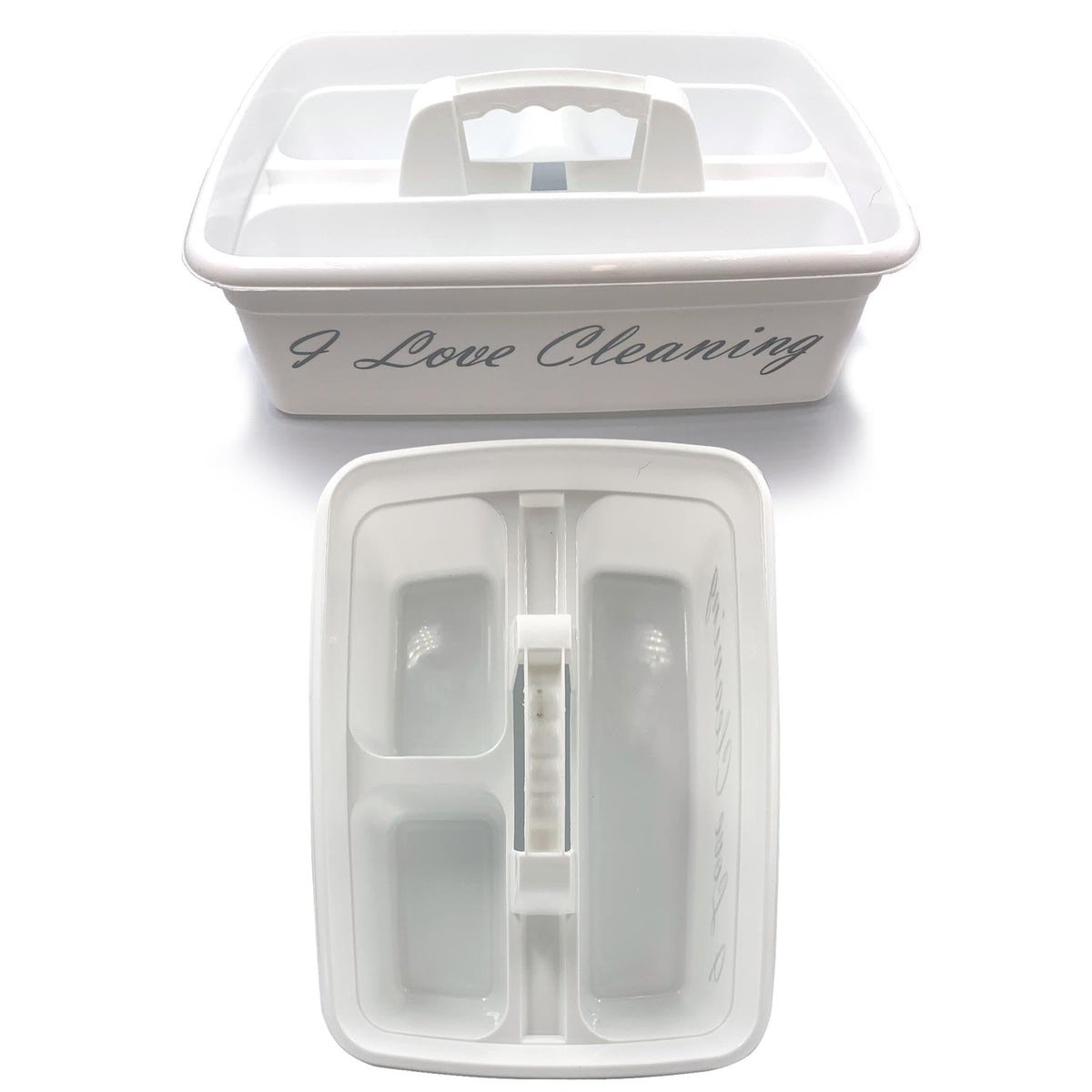 I Love Cleaning Caddy | Cleaning Supplies Storage Tray