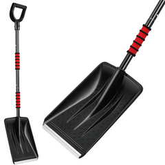 Compact Travel Snow Shovel with Steel Handle