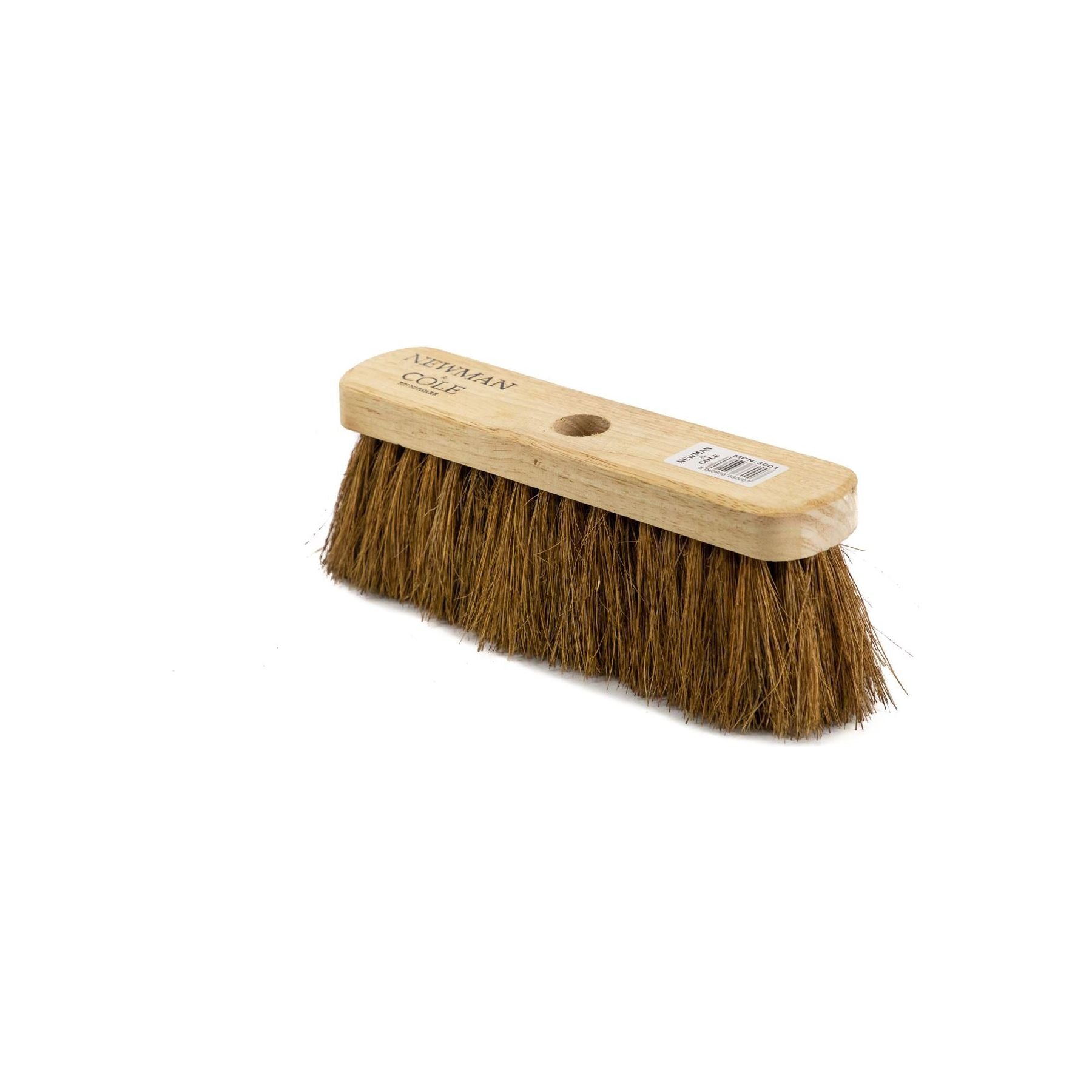 10" Newman & Cole Soft Coco Broom with Wooden Handle