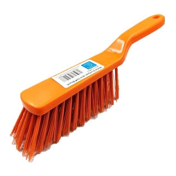 Replacement Hand Brush – Stiff PVC Bristles Orange Sweep Brush