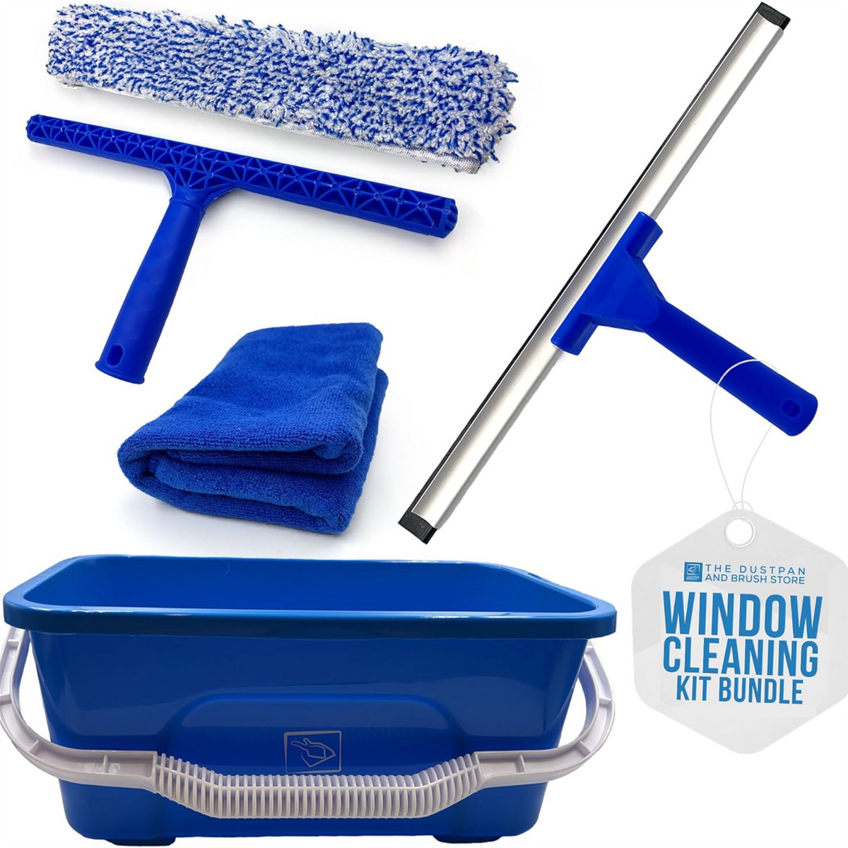 Window Cleaning Kit – Squeegee, Applicator & 42cm Bucket Set
