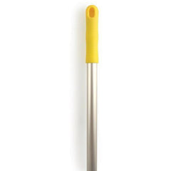Yellow Aluminium Colour Coded Screw Fit Metal Hygiene Brush Mop Handle