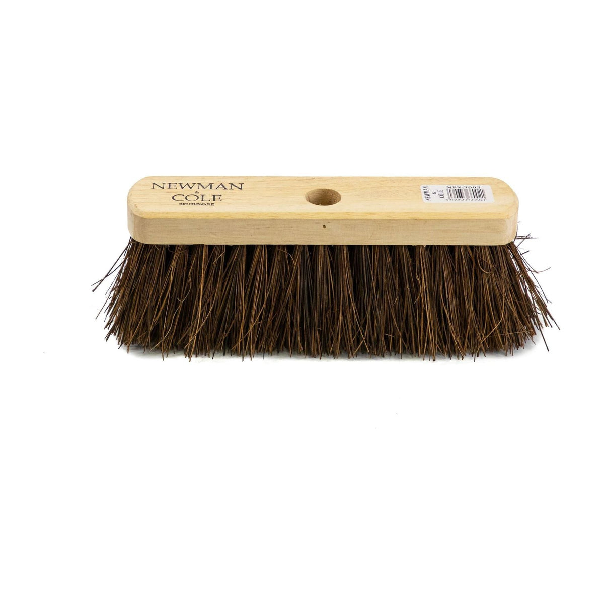Newman and Cole 10" Natural Stiff Bassine Broom Head