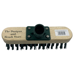 9" Stiff PVC Deck Scrub Brush Head Only