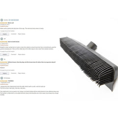 Rubber Bristle Broom & Hand Brush Pet Hair Removal Twin Pack