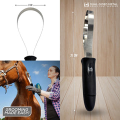Equi-Neat Metal Shedder - Hair Scraping Blade