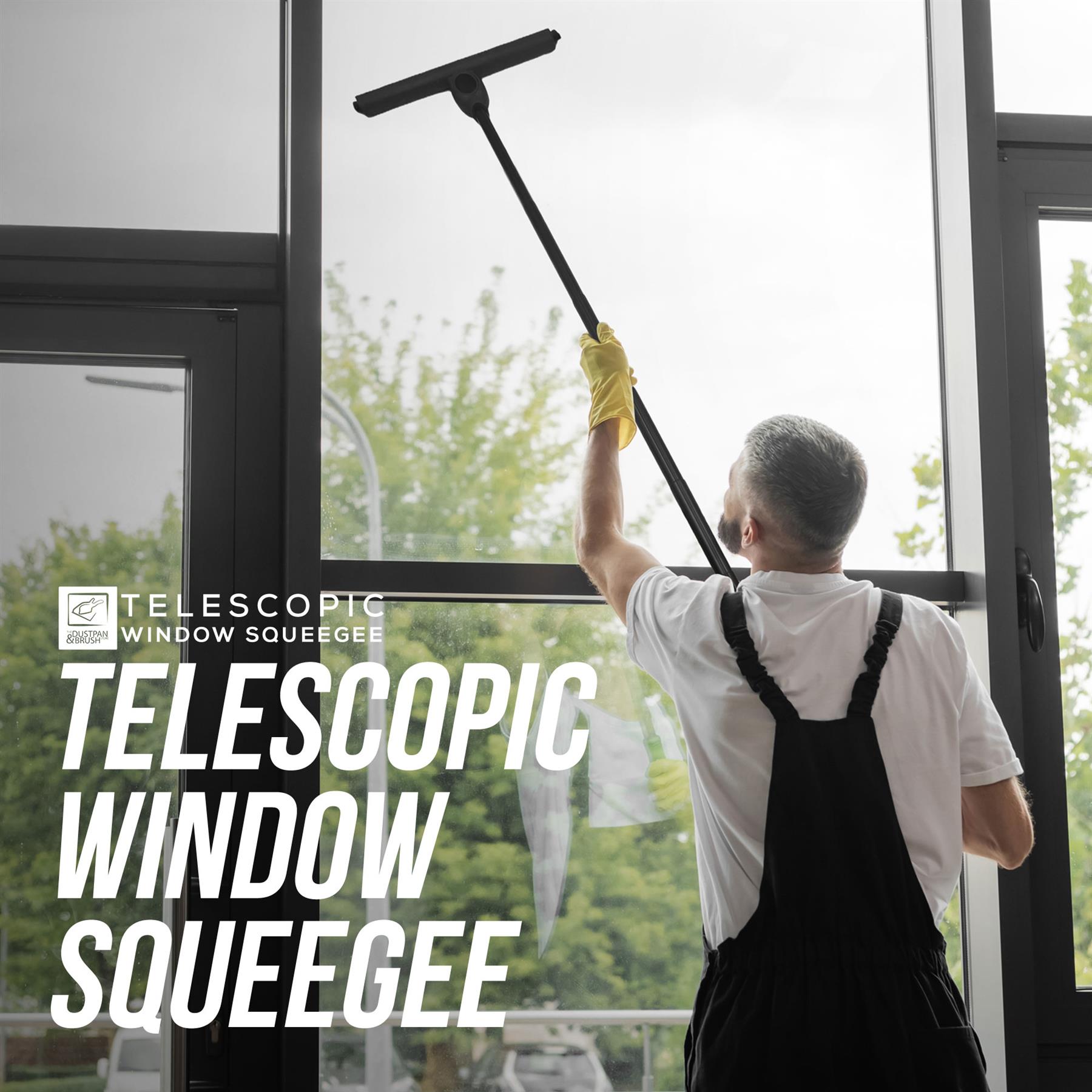 Squeegee with Telescopic Handle and Rotatable Head