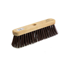 10" Newman and Cole Stiff PVC Broom Head with Hole