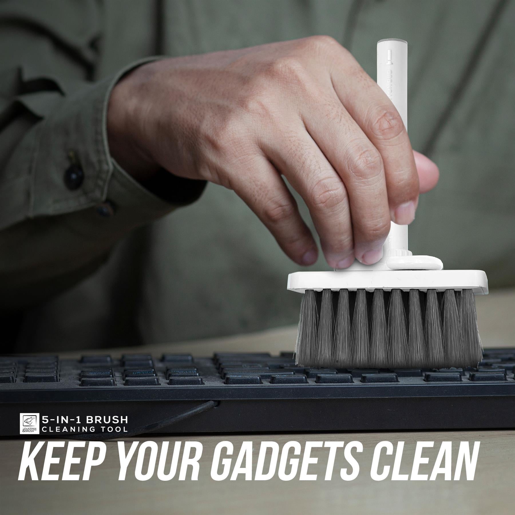 5-in-1 Electronics Cleaning Brush Kit | Keyboard, Phone & Earphone Cleaner
